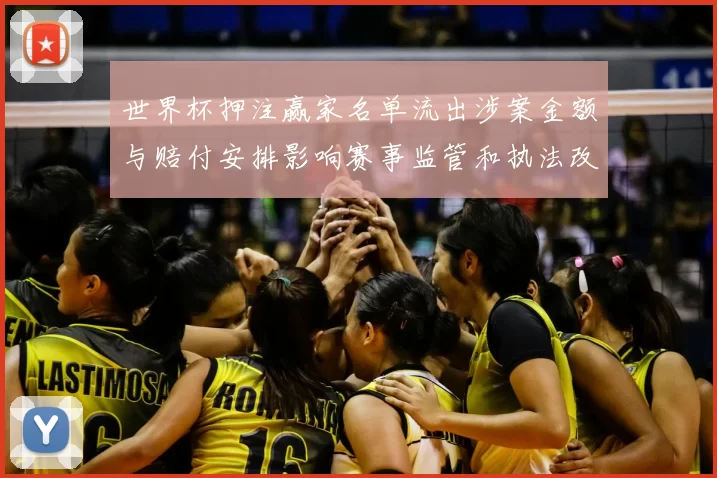 世界杯押注赢家名单流出涉案金额与赔付安排影响赛事监管和执法改革