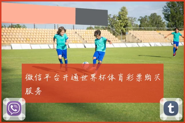微信平台开通世界杯体育彩票购买服务